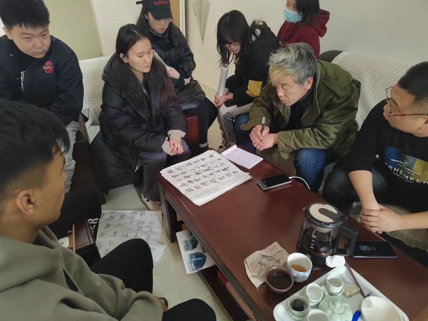 “以展促教，以赛促学” 艺术学院书法学专业举办 《辽宁省第二届大中小学师生书法大赛》校内评选